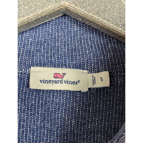 VINEYARD VINES 1/4 Zip Pullover Kangaroo Pocket Preppy Nautical Size Small - Picture 4 of 5